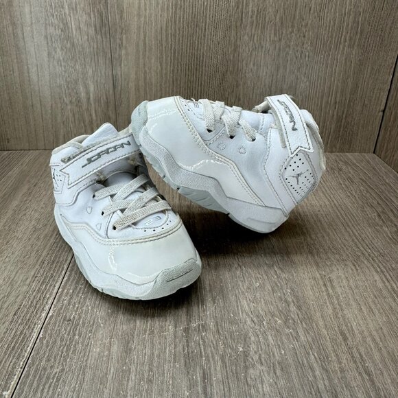 Nike Air Jordan CK1427-100 B'Loyal Sneakers Infant Boys 5C Lace-up White - Picture 6 of 10